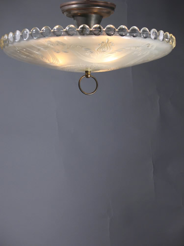 Flush Fixture with Classical Detailing